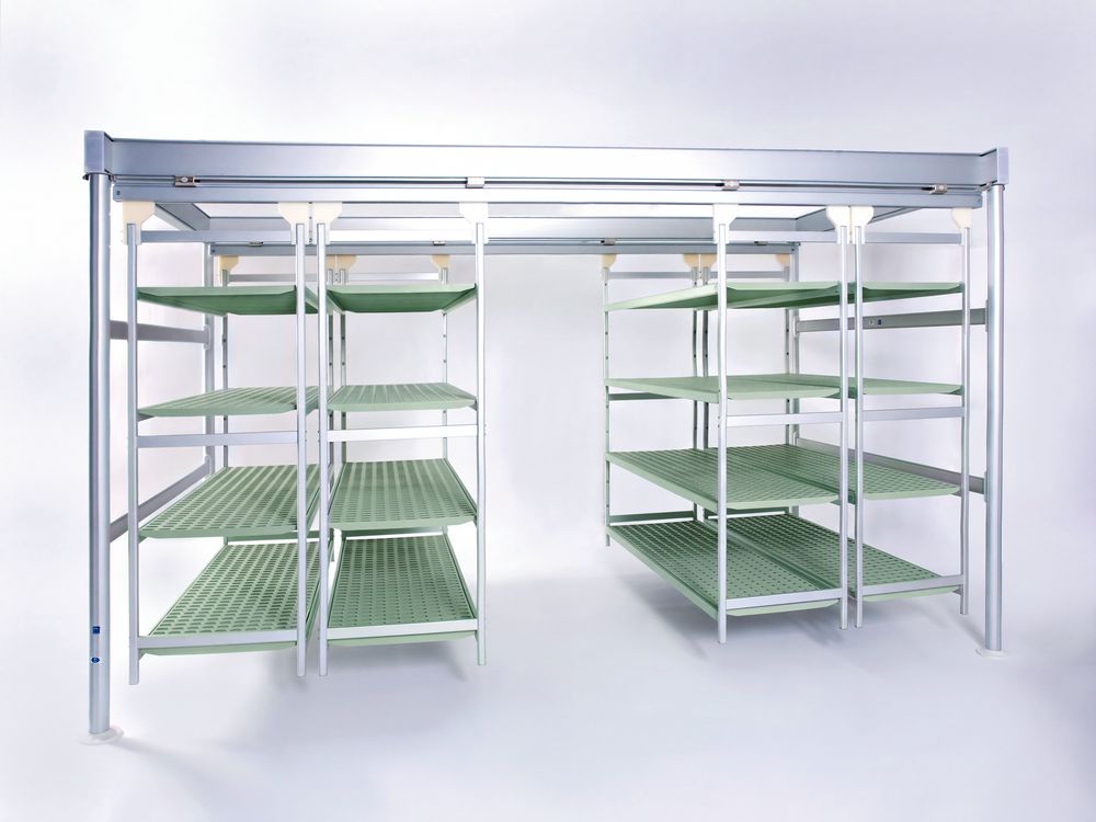 Labo Rack Move — mobile sliding shelving system